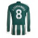 Maillot de foot Manchester United Bruno Fernandes #8 Extérieur vêtements 2023-24 Manches Longues